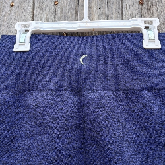 Zyia Active Hustle Seamless‎ Women’s Shorts Blue Yoga Gym Run Size Small - Picture 3 of 5